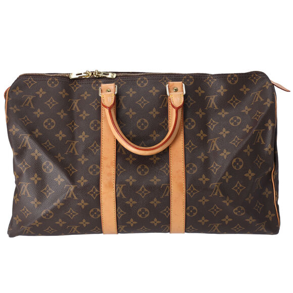 Louis Vuitton Keepall 45 Monogram Boston Bag M41428 Duffle Bag Canvas - Picture 3 of 7